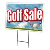 Signmission Golf Sale Yard Sign & Stake outdoor plastic coroplast window, C-1216 Golf Sale C-1216 Golf Sale